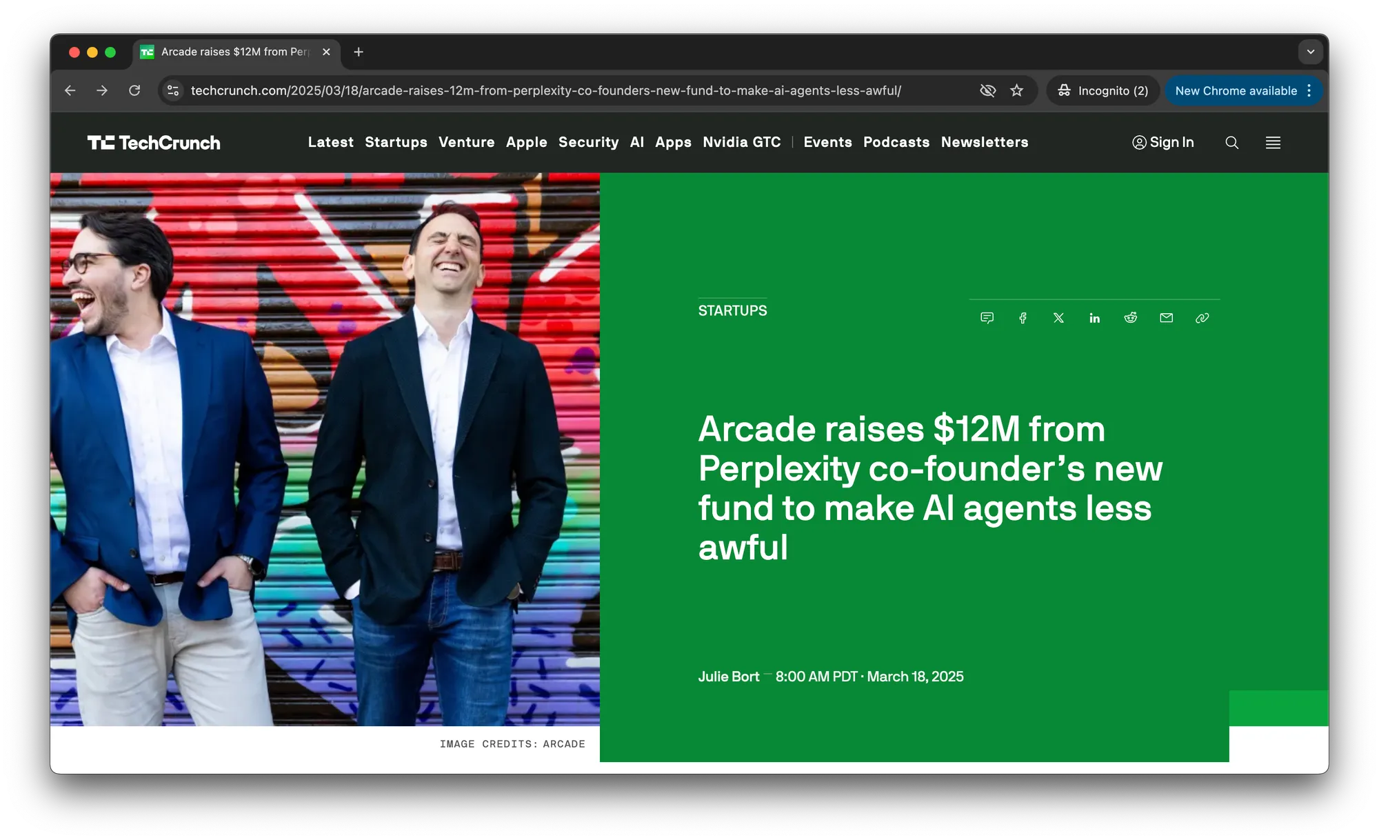 Arcade.dev Raises $12M to Solve the Biggest Security Challenge in AI Agents