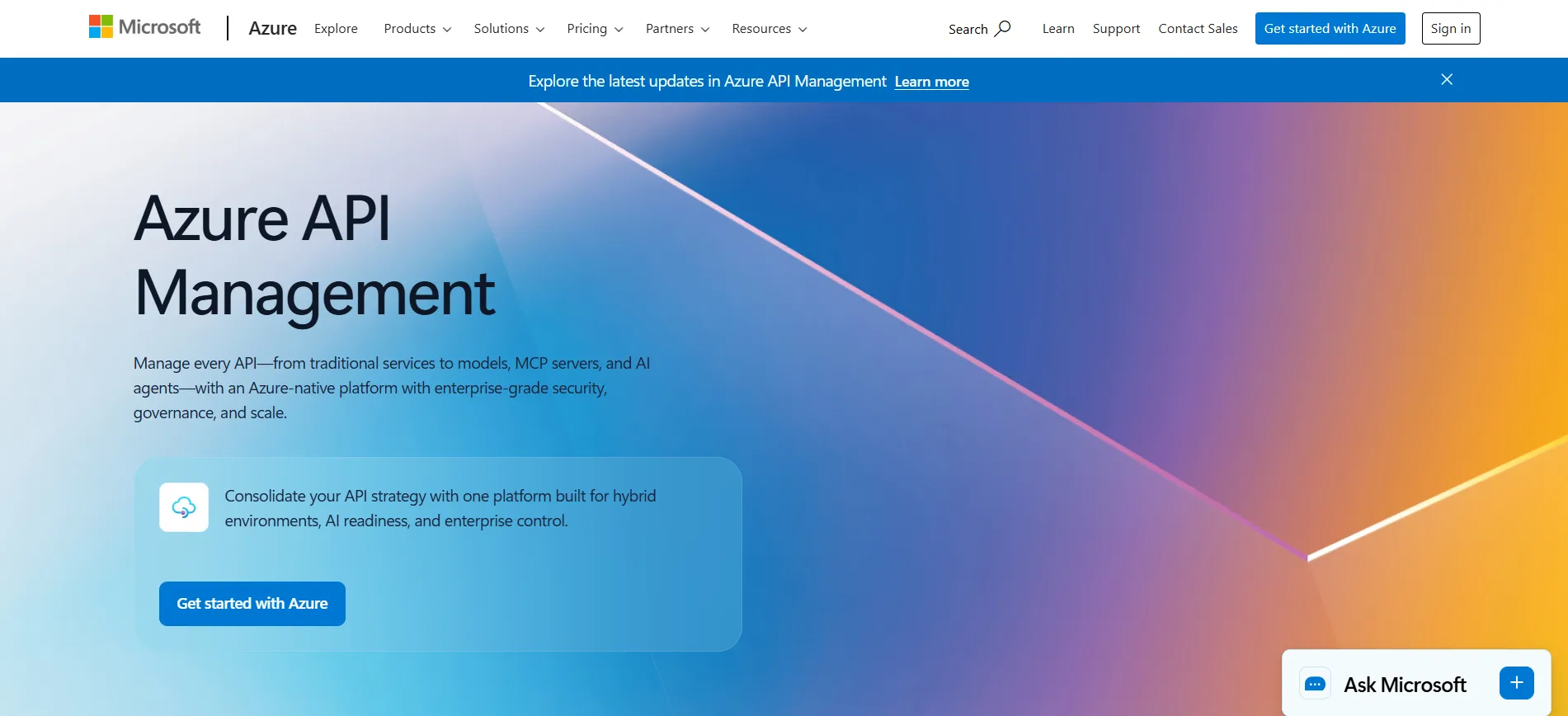 Azure API Management with MCP server support
