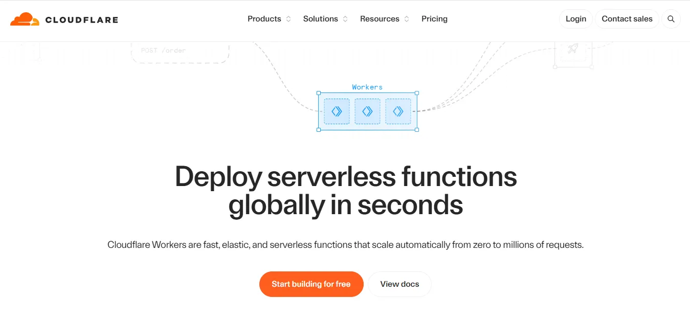 Cloudflare Workers edge network for low-latency MCP server hosting