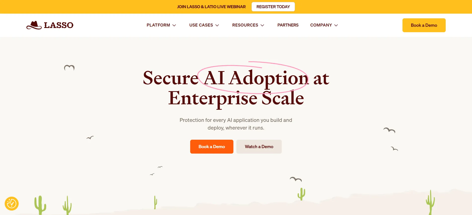 Lasso Security open-source MCP gateway homepage