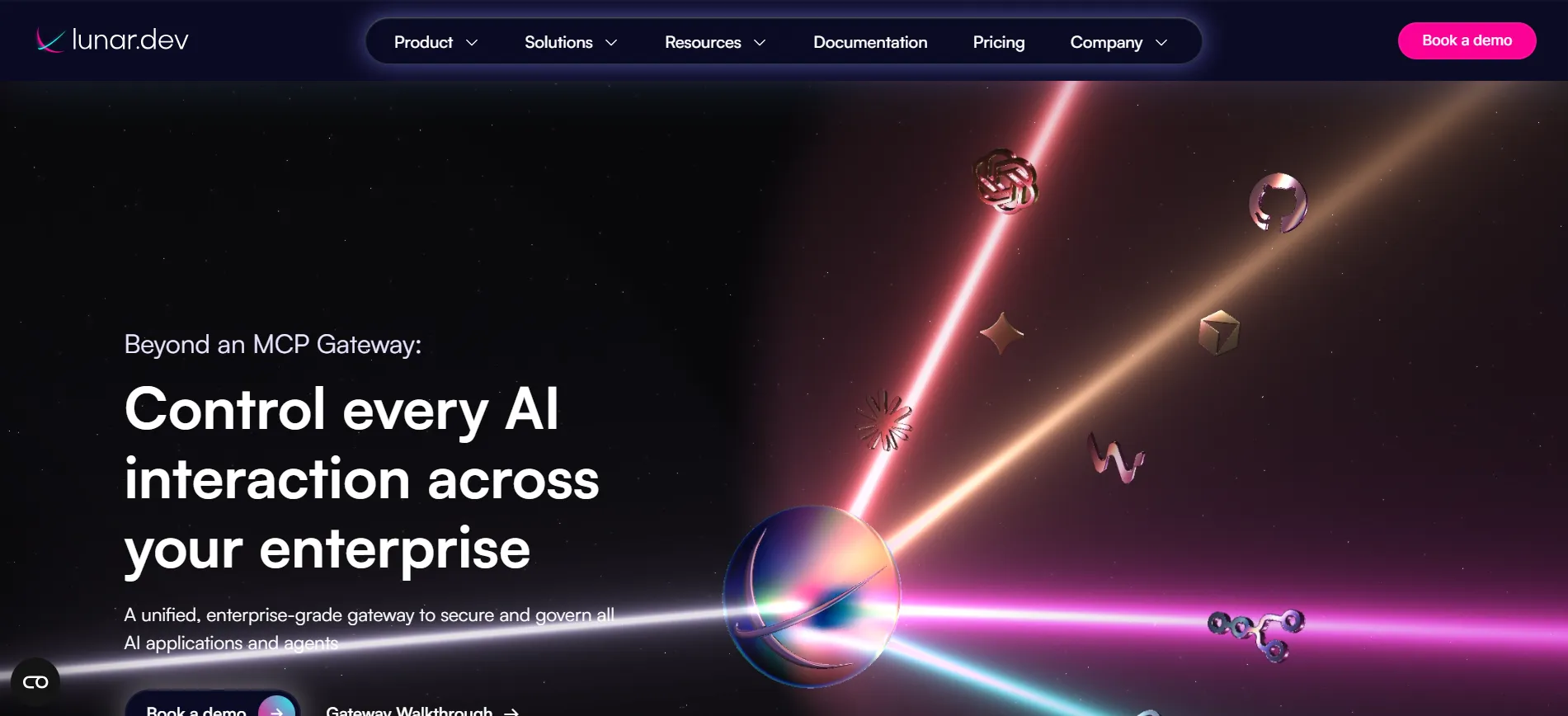 Lunar.dev MCPX open-source MCP gateway homepage