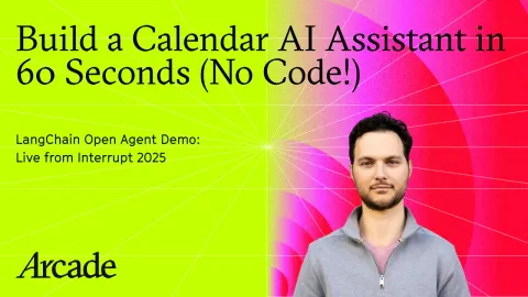 LangChain Calendar Agent Demo